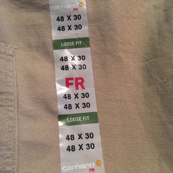 Carhartt 48X30 Flame Resistant Canvas Jean New! - Picture 4 of 5